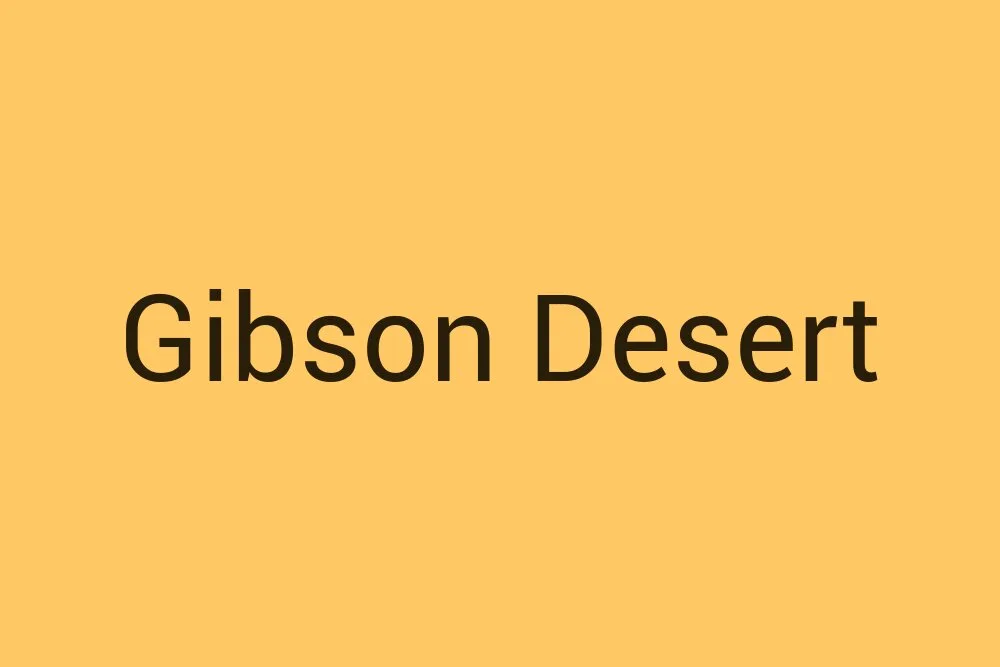 gibson-desert
