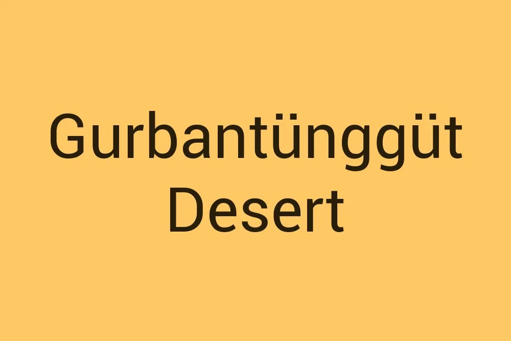 gurbantunggut-desert