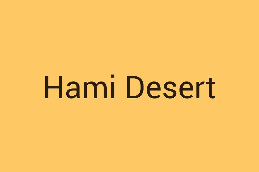 hami-desert
