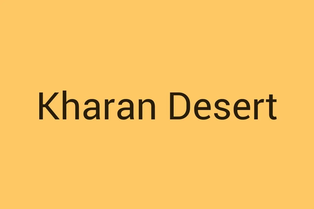 kharan-desert
