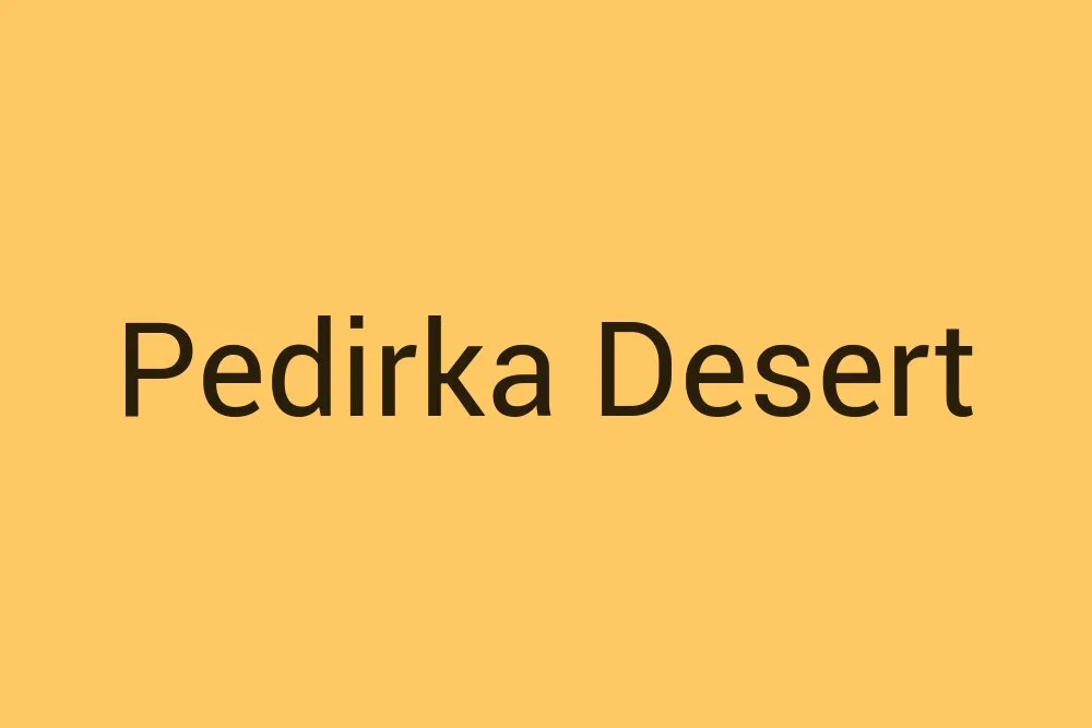 pedirka-desert