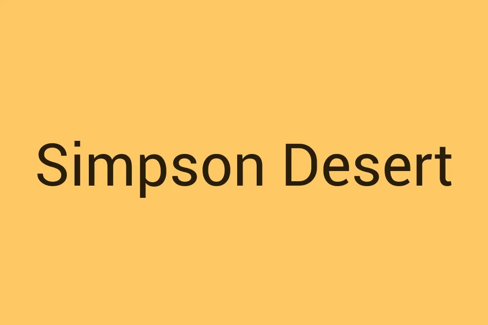 simpson-desert