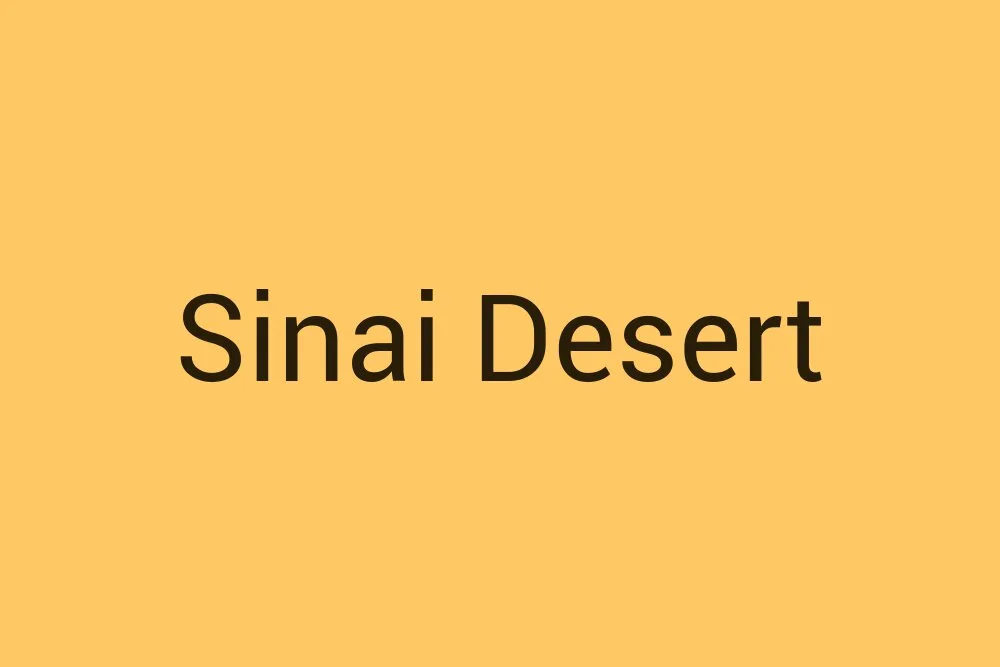 sinai-desert